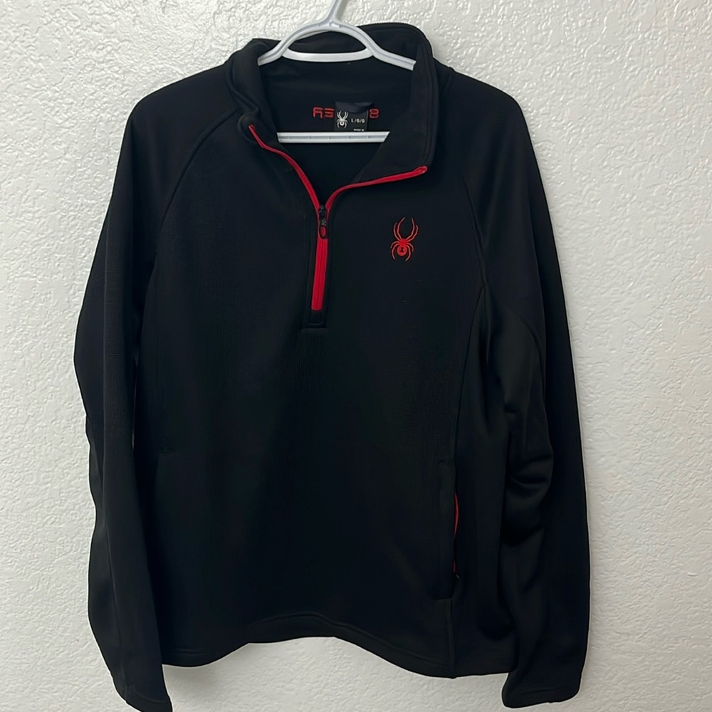 Spyder Black men’s quarter zip